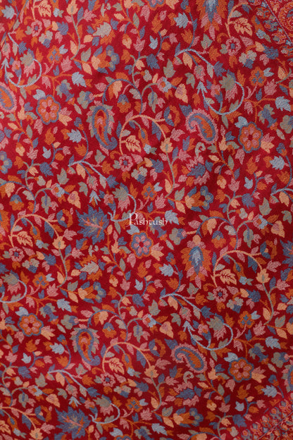 Pashtush India 100x200 Pashtush Womens Fine Wool Ethnic Weave Shawl, Soft and Warm