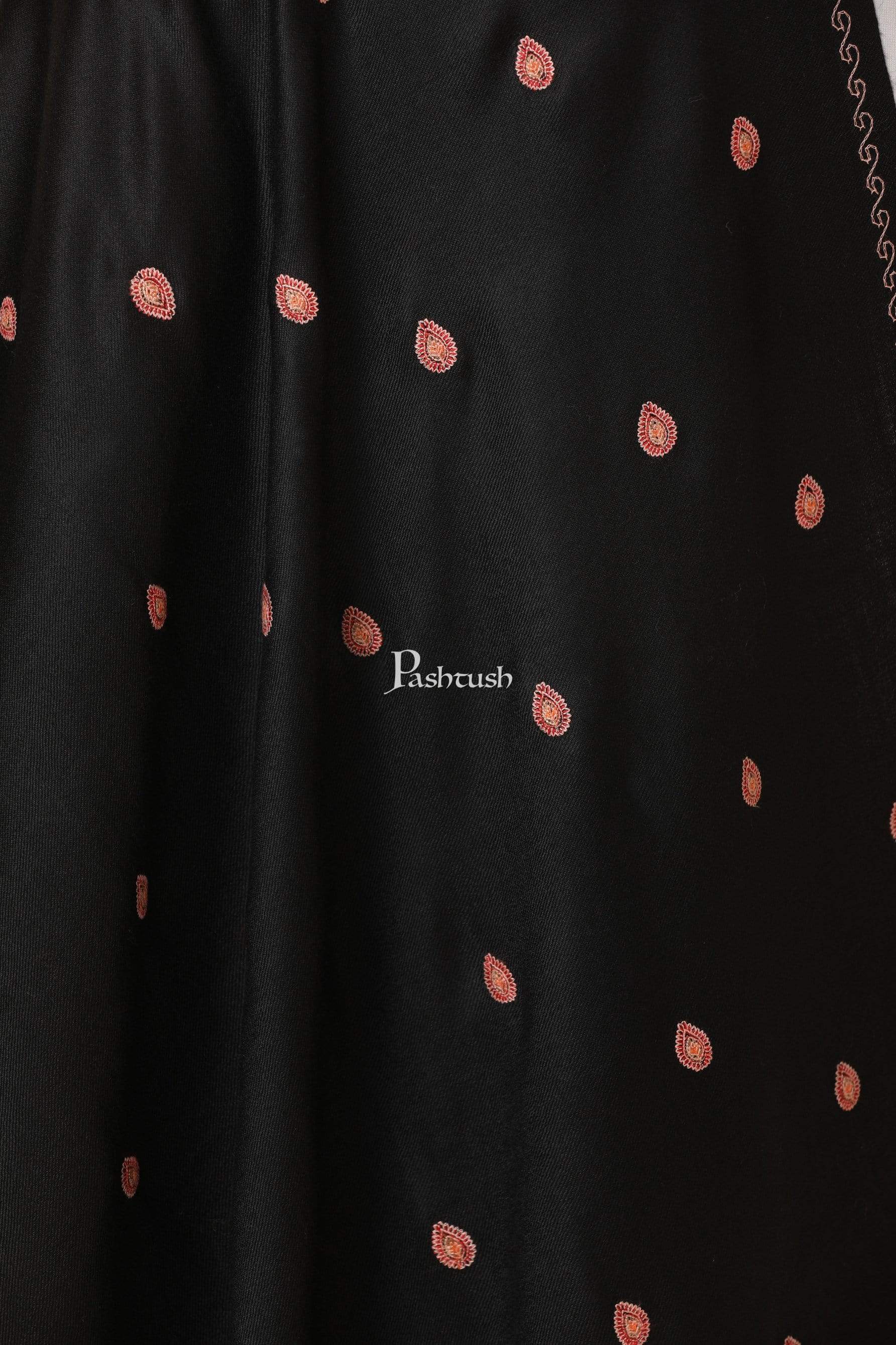 Pashtush India Shawl Pashtush Womens Fine Wool , kashmiri Sozni embroidery shawl
