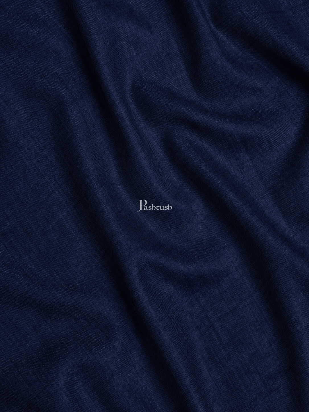 Pashtush India Womens Shawls Pashtush Womens Fine Wool Shawl, Basics, Extra Soft Warm Light Weight, Navy Blue
