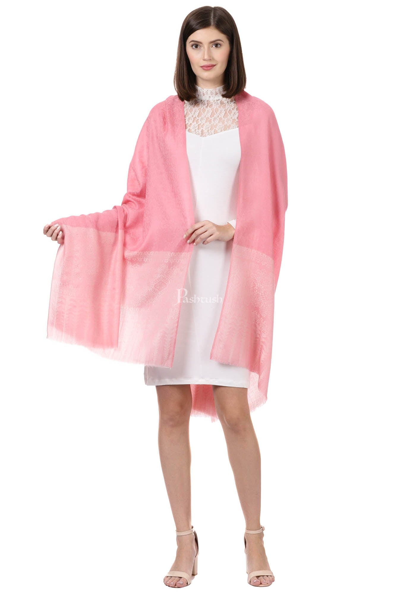Pashtush India Womens Shawls Pashtush Womens Fine Wool Shawl, Bloom