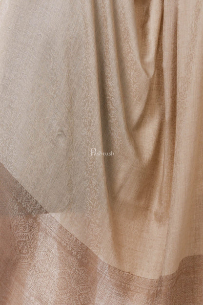 Pashtush India Womens Shawls Pashtush Womens Fine Wool Shawl, Cinnamon