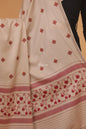 Pashtush India Womens Stoles and Scarves Scarf Pashtush womens Fine Wool shawl, design, Beige
