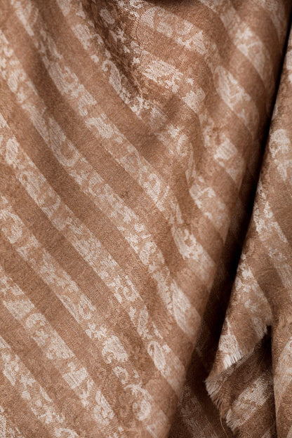 Pashtush Shawl Store Shawl Pashtush Womens Fine Wool Shawl, Jacquard, Soft, Warm and Ultra Light Weight