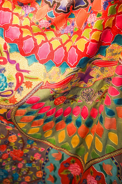 Pashtush India Womens Shawls Pashtush Womens Fine wool shawl, kalamkari design, Multicolour