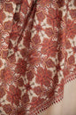 Pashtush India Womens Shawls Pashtush Womens Fine Wool Shawl, Multi Heavy Jaal Design, Ivory