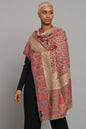 Pashtush India Womens Shawls Pashtush Womens Fine Wool Shawl, Twilight Collection, Woven With Metallic Floral Design, Multicolour