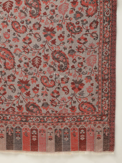 Pashtush India Womens Stoles and Scarves Scarf Pashtush womens Fine Wool Stole, Ethnic Weave Design