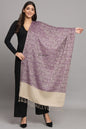 Pashtush India Womens Stoles Pashtush Womens Fine Wool Stole, Pasiley  Design, Purple