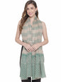 Pashtush India Womens Stoles and Scarves Scarf Pashtush Womens, Fine Wool Stole, Striped Weave, Beige and Green
