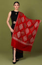 Pashtush Store Stole Pashtush Womens Fine Woollen, Silky Thread Nalki Embroidery Stole, Maroon
