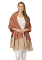 Pashtush India Womens Shawls Pashtush Womens Fineembroidery Shawl With Silk Thread Embroidery