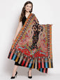 Pashtush India Womens Shawls Pashtush Womens Hand Embroidered Kalamkari Shawl, Fine Wool