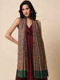 Pashtush India Womens Shawls Pashtush Womens, Jamawar Shawl, Faux Pashmina, Soft and Warm, Deep Green
