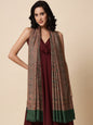 Pashtush India Womens Shawls Pashtush Womens, Jamawar Shawl, Faux Pashmina, Soft and Warm, Deep Green