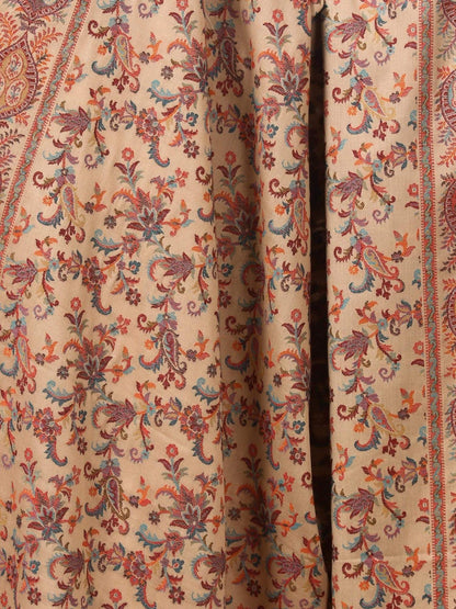 Pashtush Store Shawl Pashtush womens Kaani Shawl, Faux Pashmina, Soft and Warm (Dark taupe)
