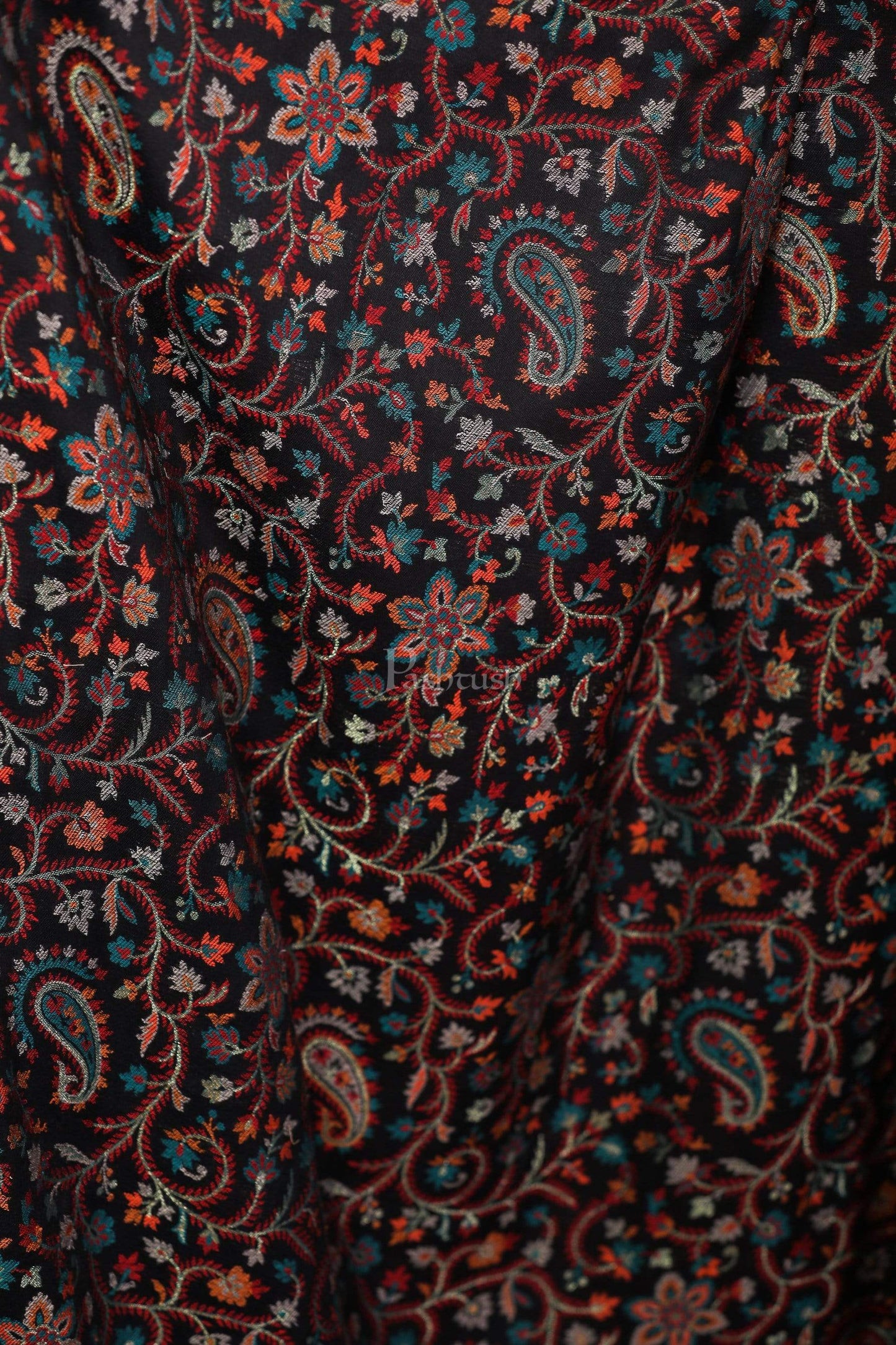 Pashtush India 100x200 Pashtush Womens Kaani Shawl, Faux Pashmina, Soft and Warm, Multi coloured