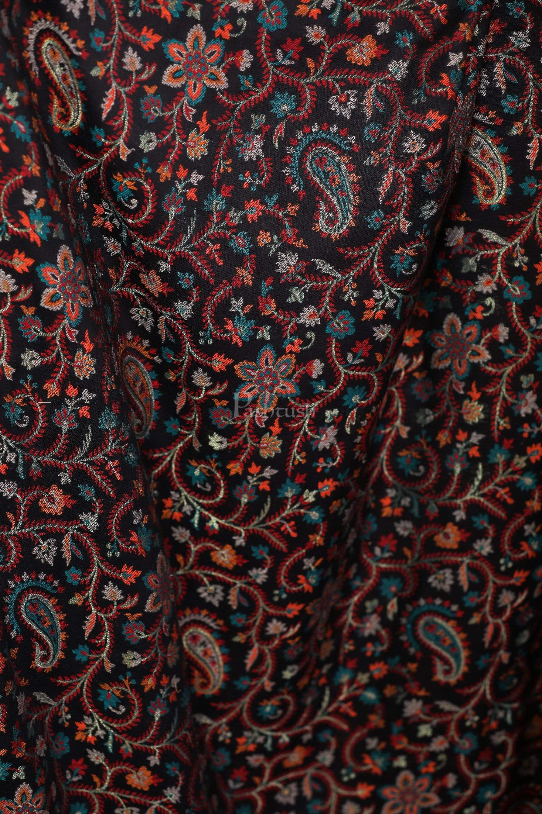 Pashtush India 100x200 Pashtush Womens Kaani Shawl, Faux Pashmina, Soft and Warm, Multi coloured