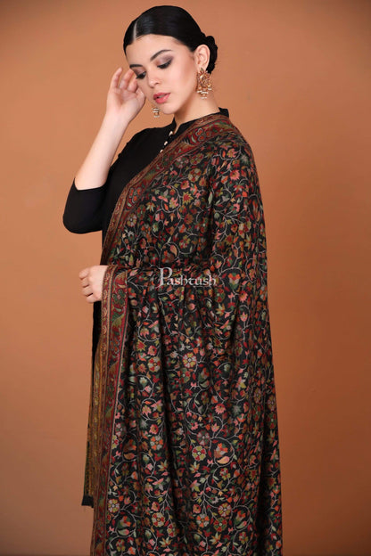 Pashtush India 100x200 Pashtush Womens Kaani Shawl, Faux Pashmina, Soft and Warm, Multi coloured