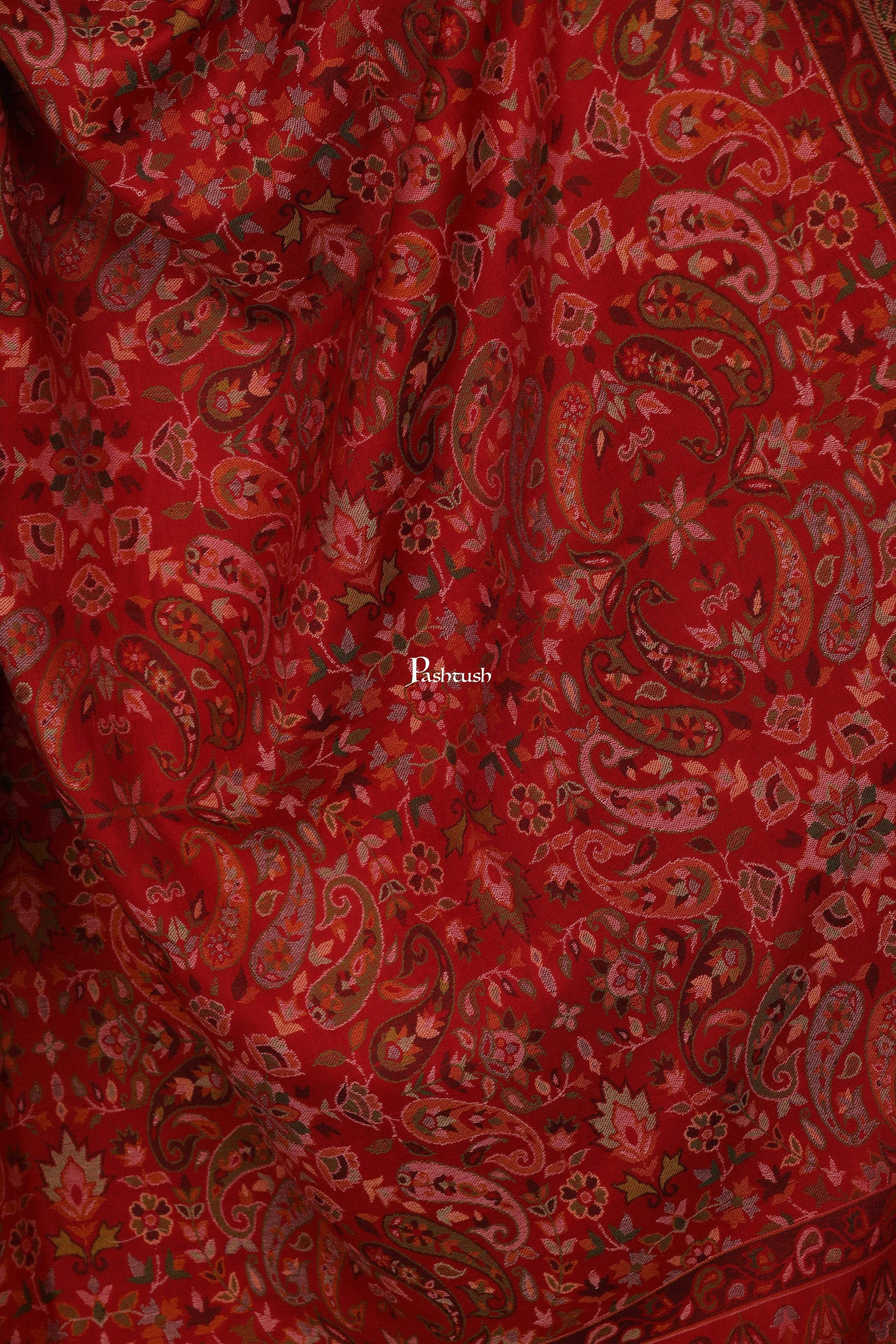 Pashtush India 100x200 Pashtush Womens Kaani Shawl, Faux Pashmina, Soft and Warm, Multi coloured