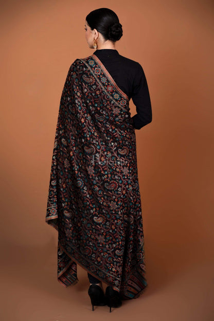 Pashtush India 100x200 Pashtush Womens Kaani Shawl, Faux Pashmina, Soft and Warm, Multi coloured