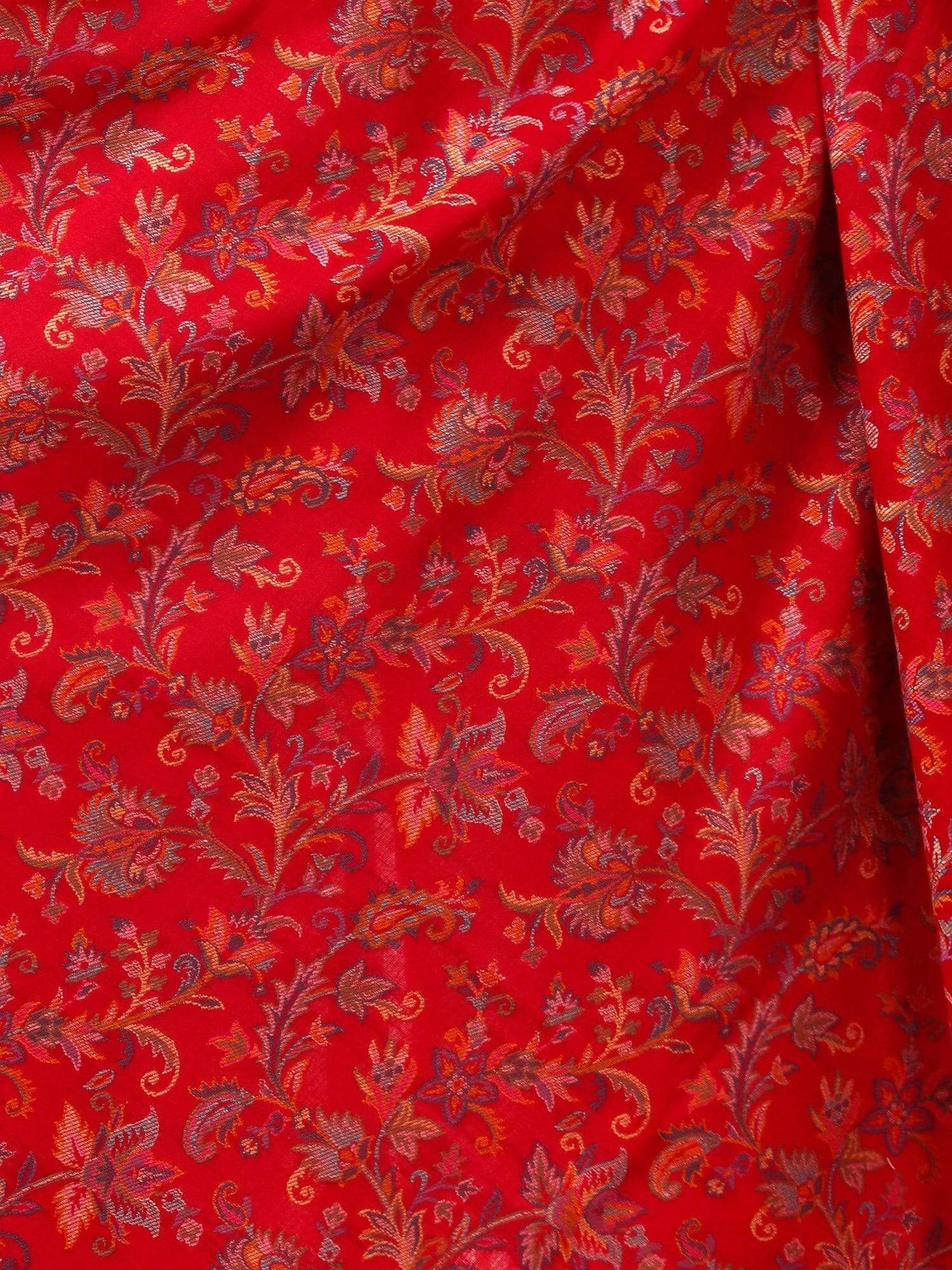 Pashtush Store Shawl Pashtush Womens Kaani Shawl, Faux Pashmina, Soft and Warm (Scarlet Red)