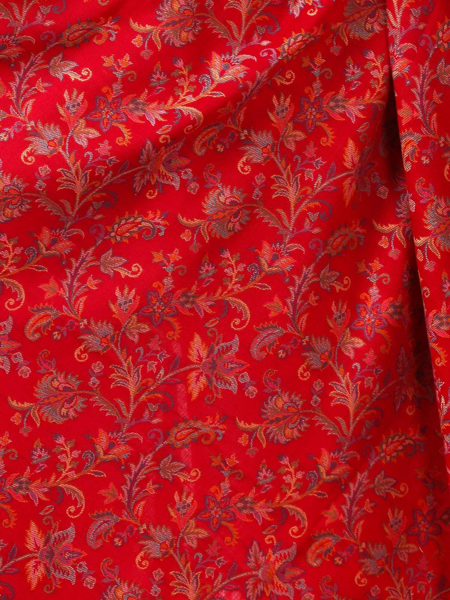 Pashtush Store Shawl Pashtush Womens Kaani Shawl, Faux Pashmina, Soft and Warm (Scarlet Red)