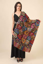 Pashtush India 70x200 Pashtush Womens Kalamkari Fine Wool Hand Printed Stole Scarf