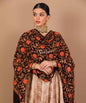 Pashtush India 70x200 Pashtush Womens Kashmiri Aari Embroidery, Woollen Stole