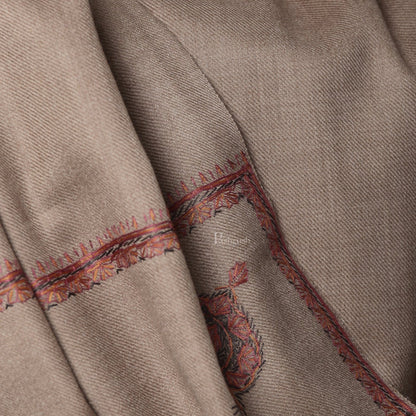 Pashtush India Womens Shawls Pashtush Womens Kashmiri Hand Embroidery Shawl, Woollen, Kingri