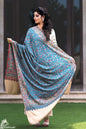 Pashtush Shawl Store Shawl Pashtush Womens Kashmiri Shawl,"Rich Garden Aesthic" Design, Inspired by Vintage Jamawar Shawls, Faux Pashmina Shawls, Soft and Warm