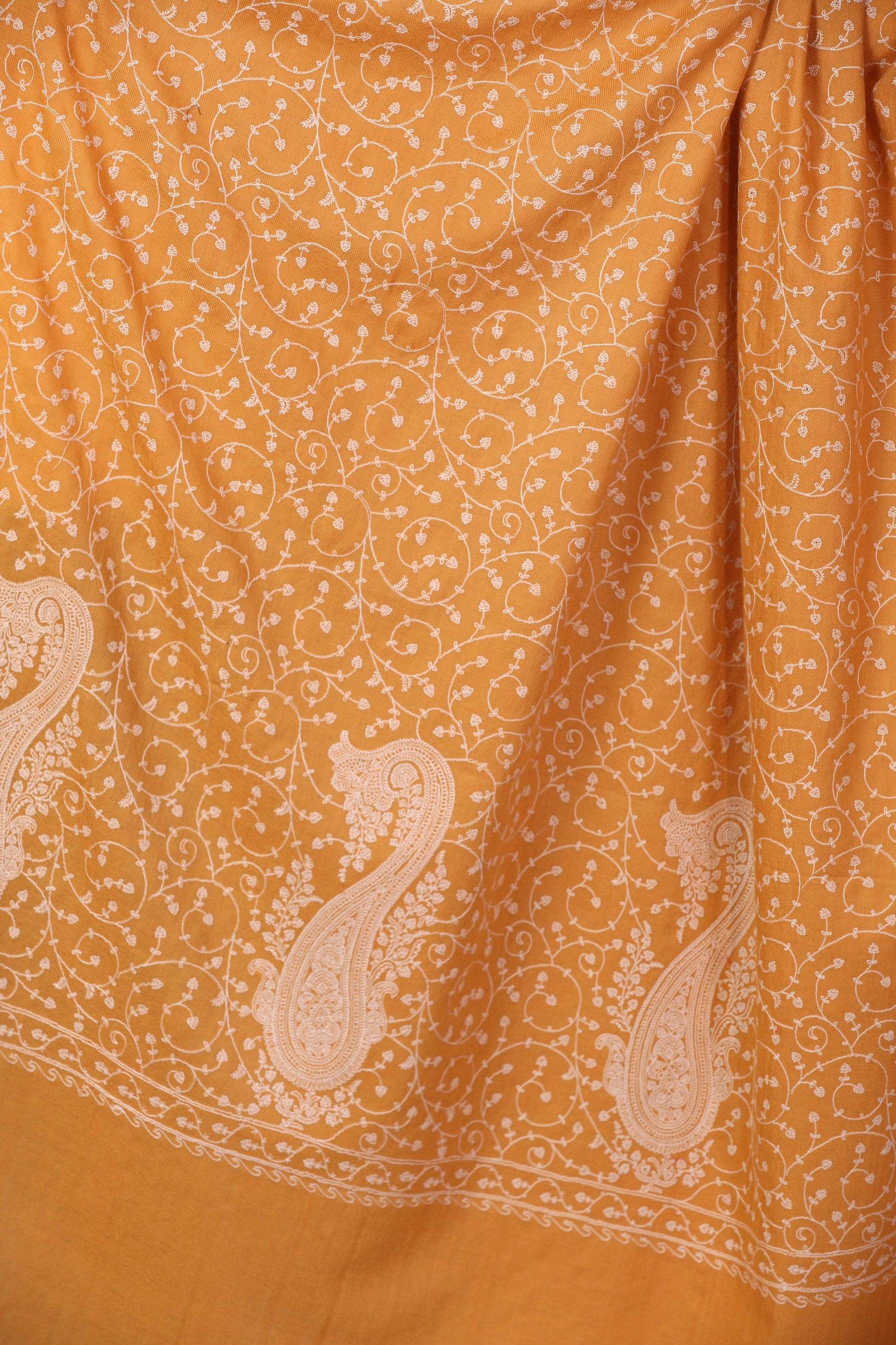 Pashtush Shawl Store Shawl Pashtush Womens Kashmiri Shawl with Tone on Tone Embroidery, Soft and Warm, Light Weight