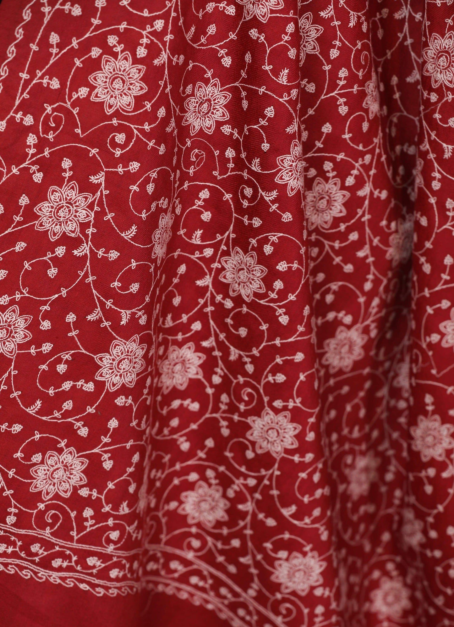 Pashtush Shawl Store Shawl Pashtush Womens Kashmiri Shawl with Tone on Tone Embroidery, Soft, Warm, Light Weight