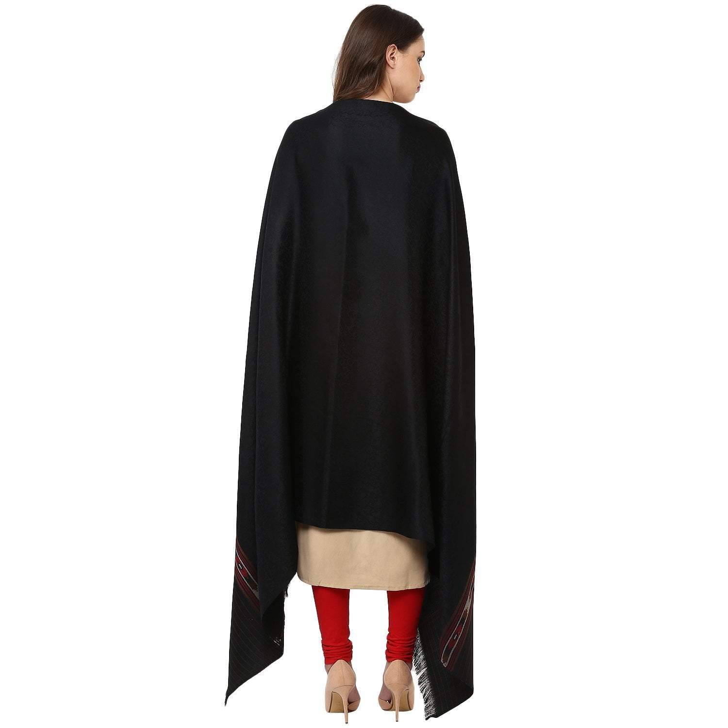 Pashtush India 100x200 Pashtush Womens Kullu Weave Shawl from Himachal