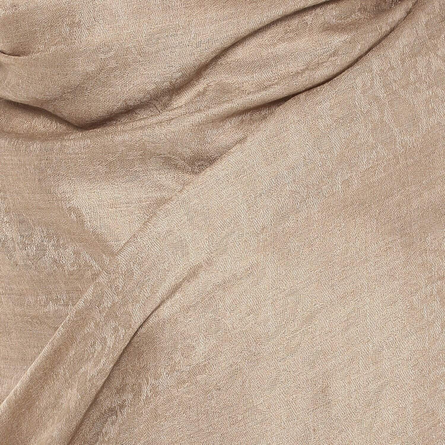 Pashtush India 100x200 Pashtush Womens Kullu Weave Shawl from Himachal, Beige