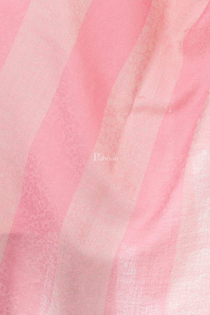 Pashtush India Womens Stoles and Scarves Scarf Pashtush Womens Luxury Wool Scarf, Fine Wool Stole, Carnation