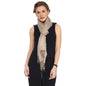 Pashtush India 70x200 Pashtush Womens Paisley Weave Scarf, Soft and Warm, Luxury Wool - Beige