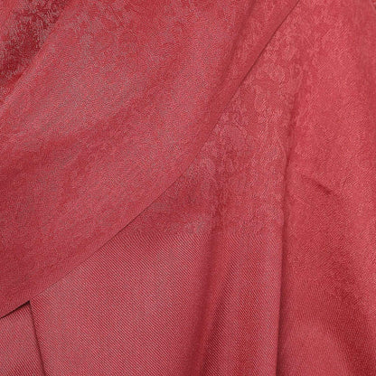 Pashtush India 70x200 Pashtush Womens Paisley Weave Scarf, Soft and Warm, Luxury Wool - Morning Rose
