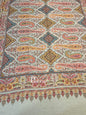 Pashtush India 100x200 Pashtush Womens Papier-mâché Embroidered Shawl, Fine Wool with Silky Embroidery, Scarlet Red