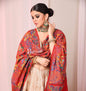 Pashtush India Shawl Pashtush Womens Papier Machè Embroidery Jaal Shawl - Fine Pure Wool