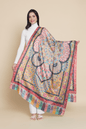 Pashtush India Womens Shawls Pashtush Womens Pashmina Handmade Kalamkari Shawl, Multicoloured
