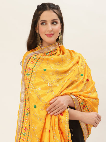 Pashtush India Pashtush Womens Phulkari Dupatta