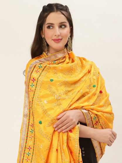 Pashtush India Pashtush Womens Phulkari Dupatta