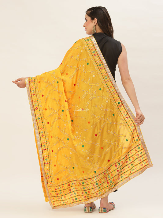Pashtush India Pashtush Womens Phulkari Dupatta