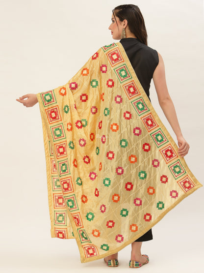 Pashtush India Pashtush Womens Phulkari Dupatta