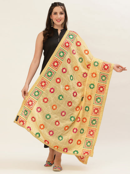 Pashtush India Pashtush Womens Phulkari Dupatta