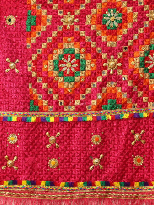 Pashtush India Womens Dupatta Pashtush Womens Phulkari Dupatta