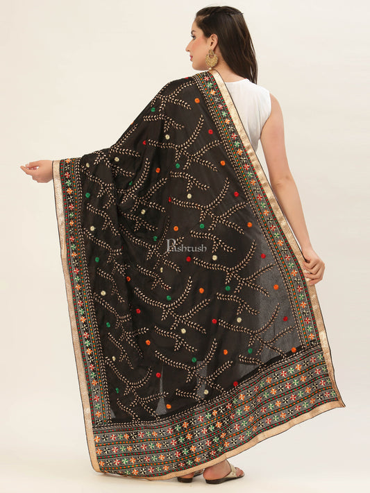 Pashtush India Womens Dupatta Pashtush Womens Phulkari Dupatta