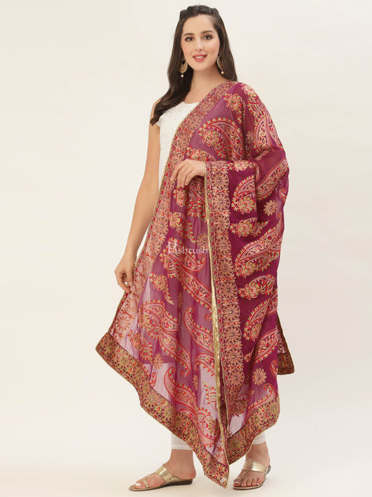 Pashtush India Womens Dupatta Pashtush Womens Phulkari Dupatta