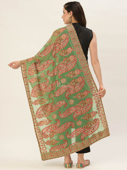 Pashtush India Womens Dupatta Pashtush Womens Phulkari Dupatta