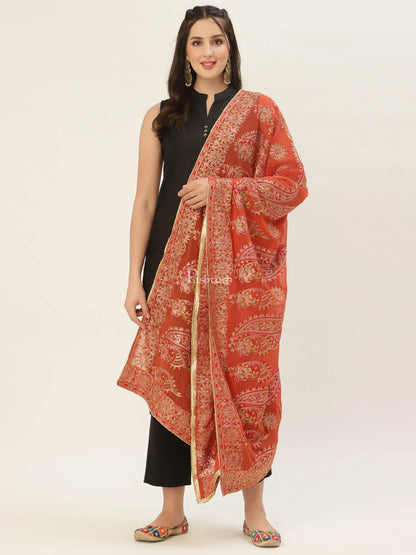 Pashtush India Womens Dupatta Pashtush Womens Phulkari Dupatta